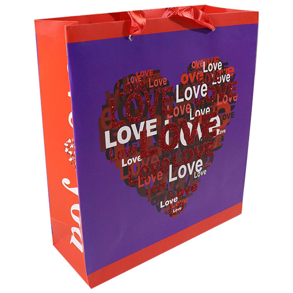 Love Gift Bag 24 x 21 / D-325Purple