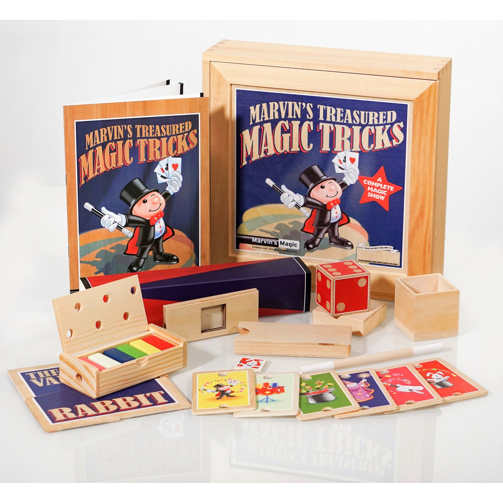 Marvins Magic Treasured Tricks  Wooden Set