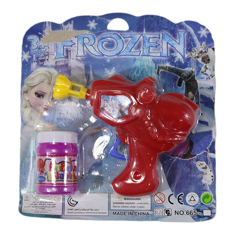 Mini Frozen Gun With Bubble Bottle