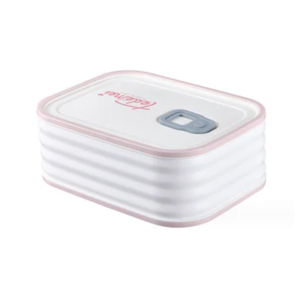 Mini Lunch Box - 950ml (304 Stainless Steel/Plastic)White Pink