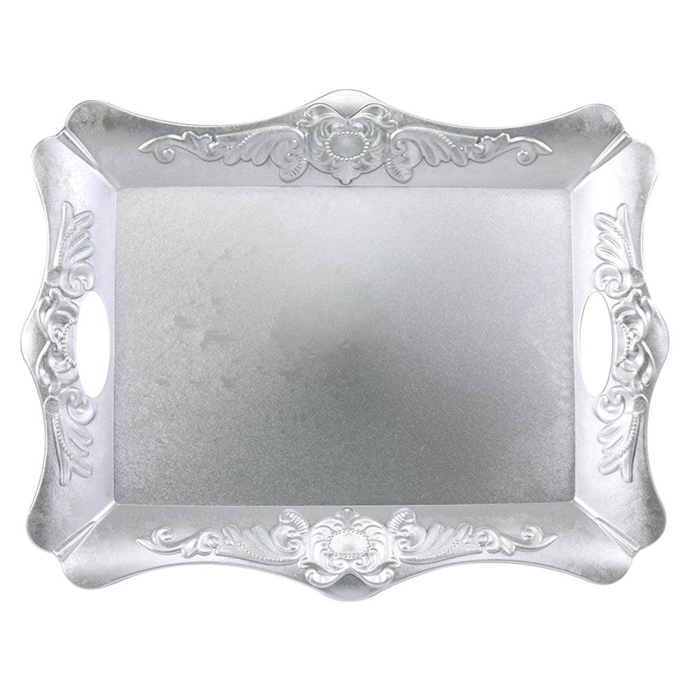 Plastic Decorative TraySilver