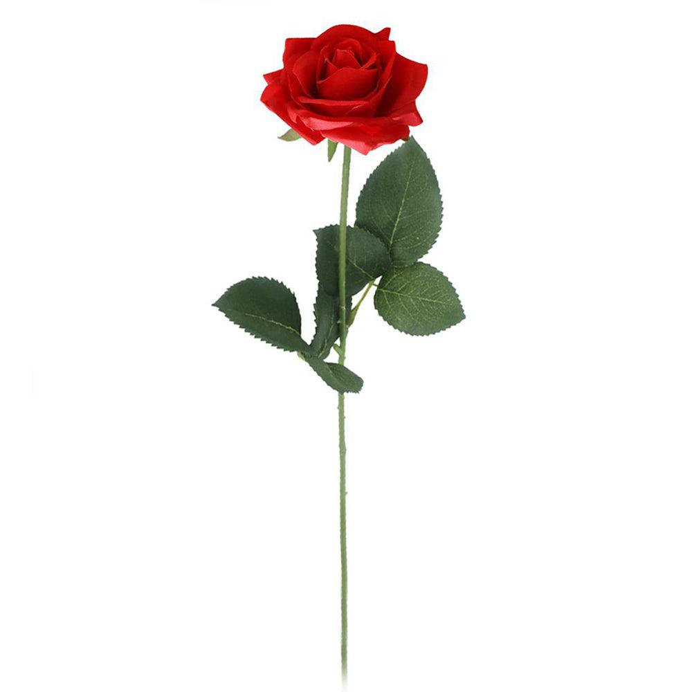 Plastic Red Flower Decoration / D-36