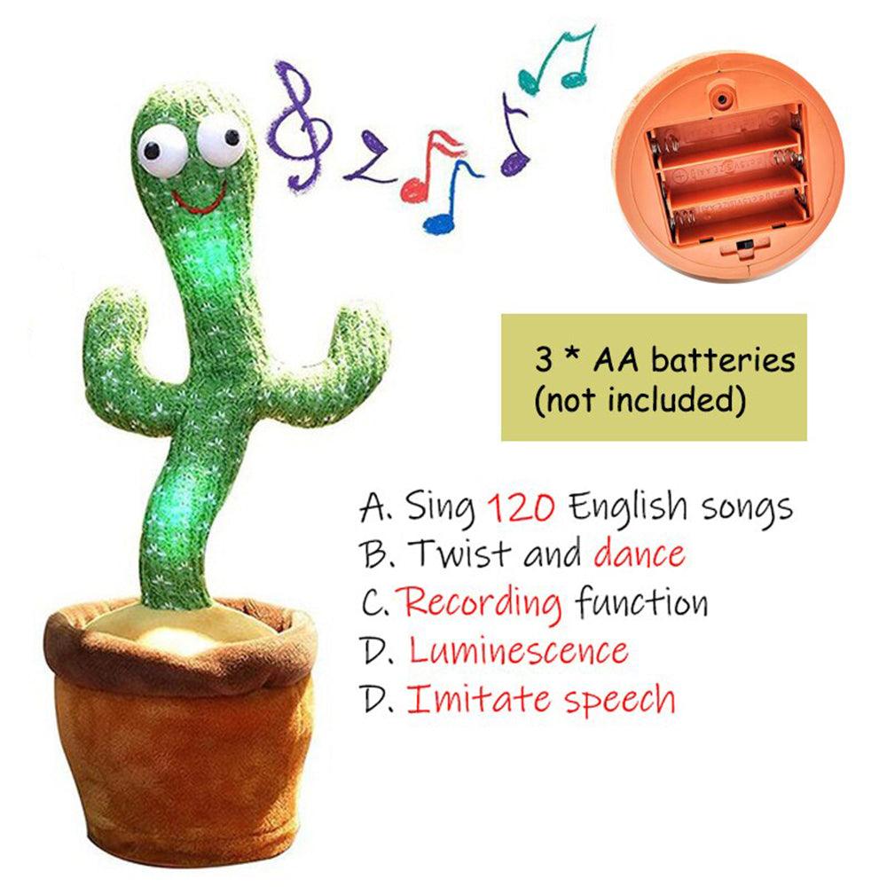 Portable Twisted Music Song Dance Cactus / KM-61