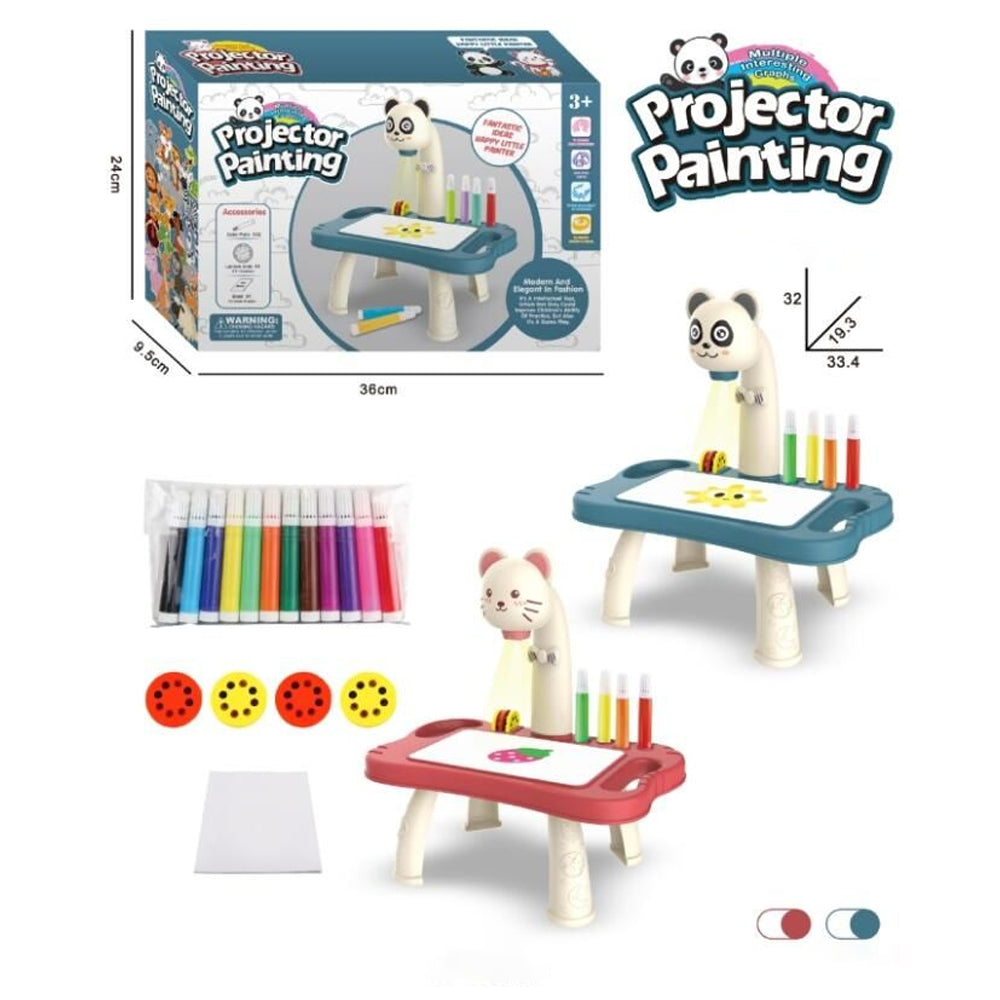 Projection Drawing Table - Educational Art Toy for KidsRed