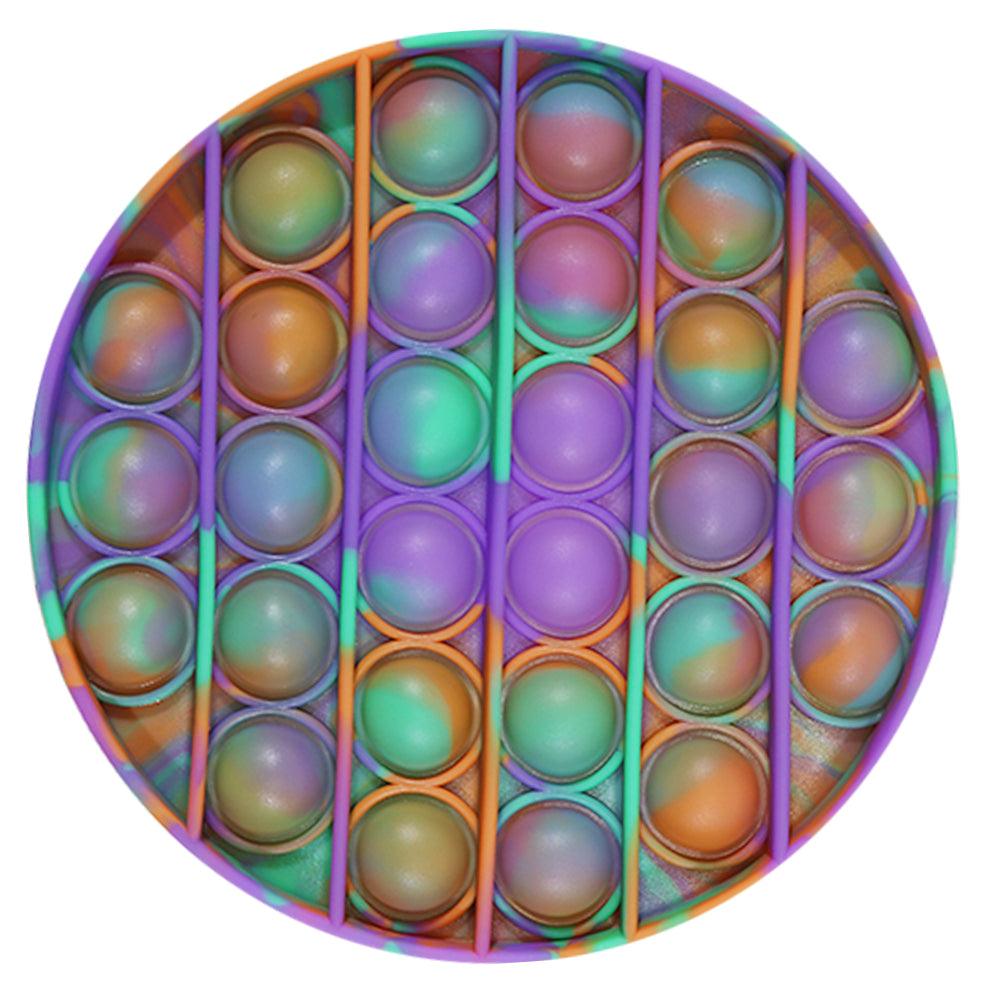 Round Colored Pop It Fidget Toy / PO-23