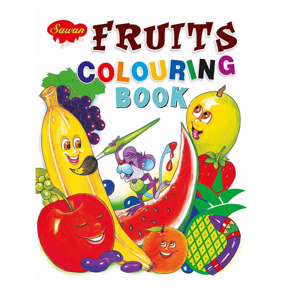 Sawan Fruits Colouring Book