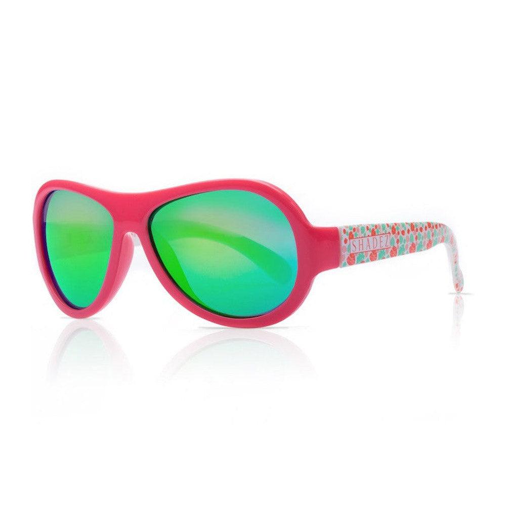 Shadez SHZ51 Sunglasses Leaf Print Pink Junior Ages 3-7 years