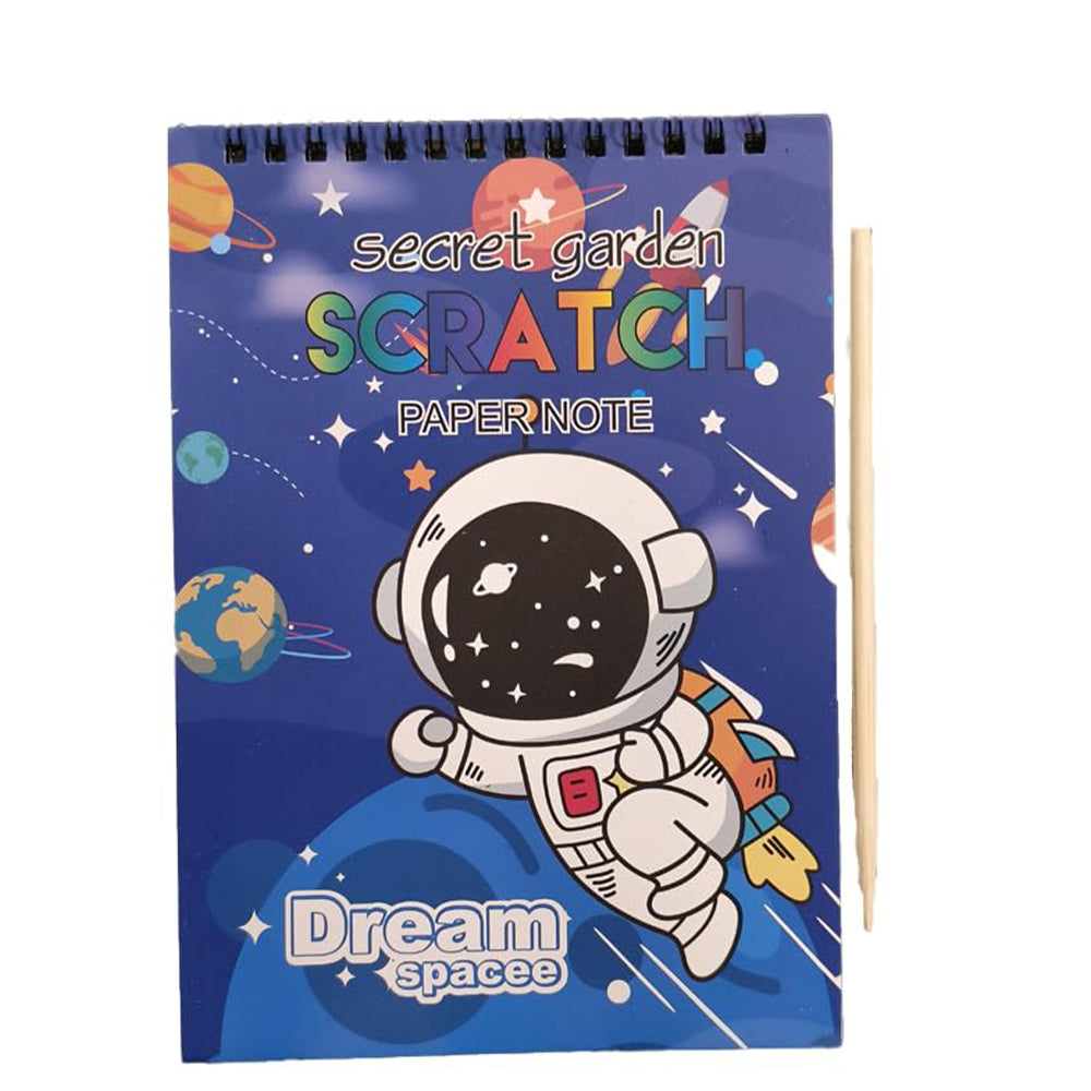 Small Magic Color Rainbow Scratch Paper Note BookSpace