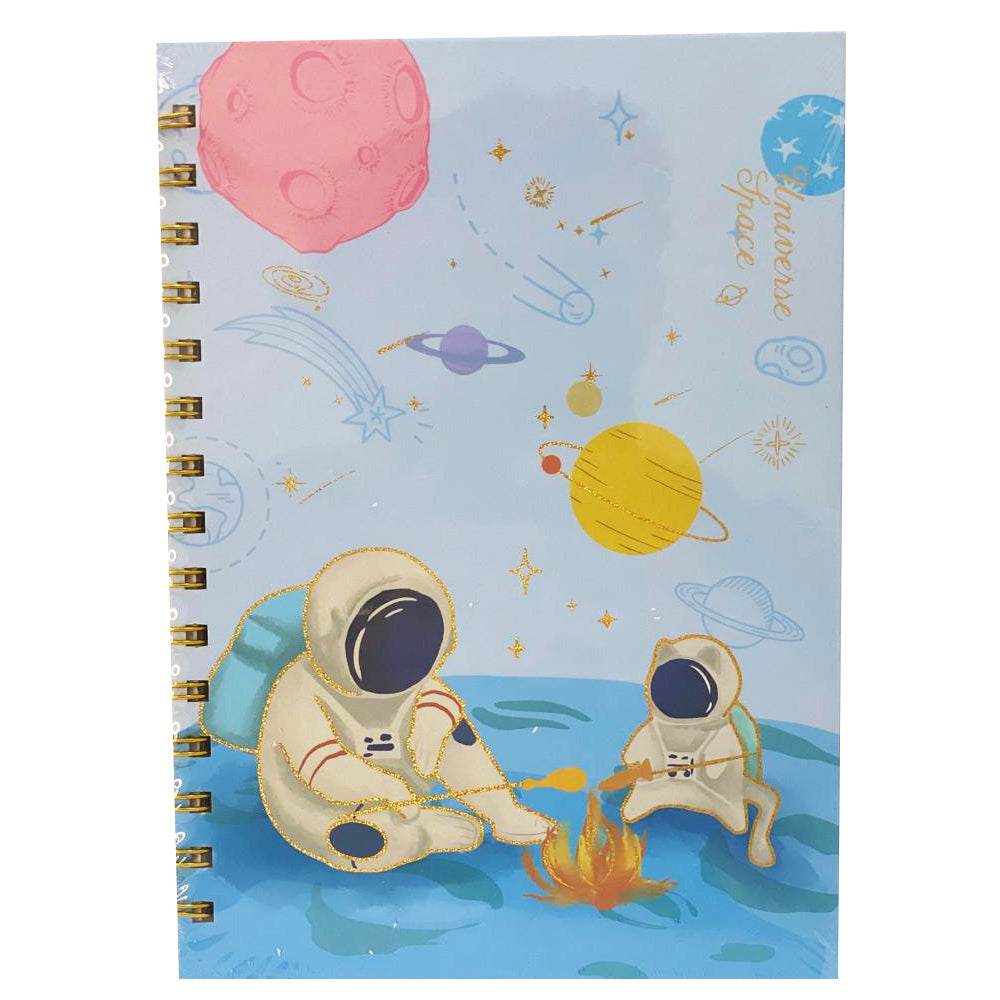 Space Spiral Notebook / 909-17Blue