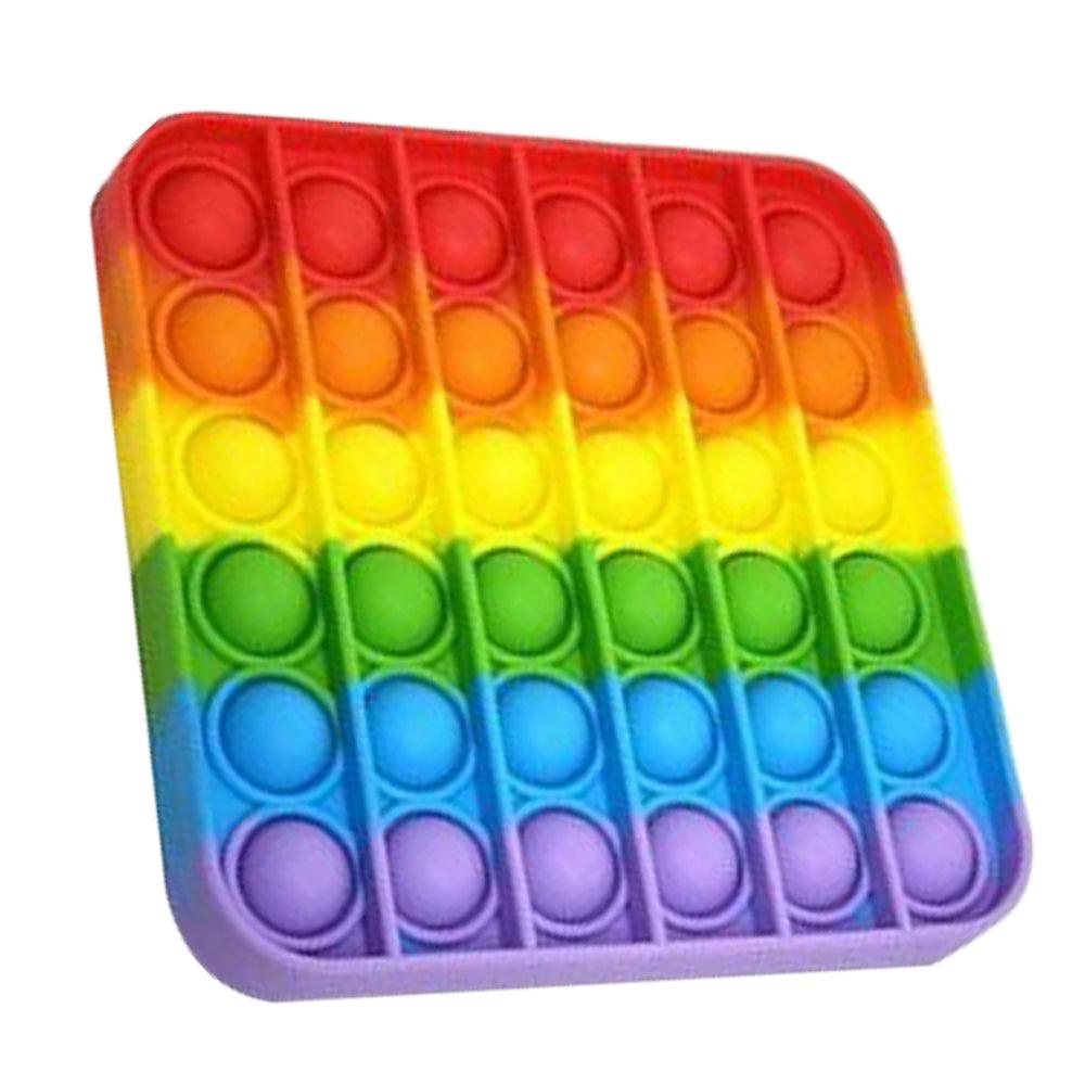 Squared Rainbow Pop It / KM-122  / PO-7