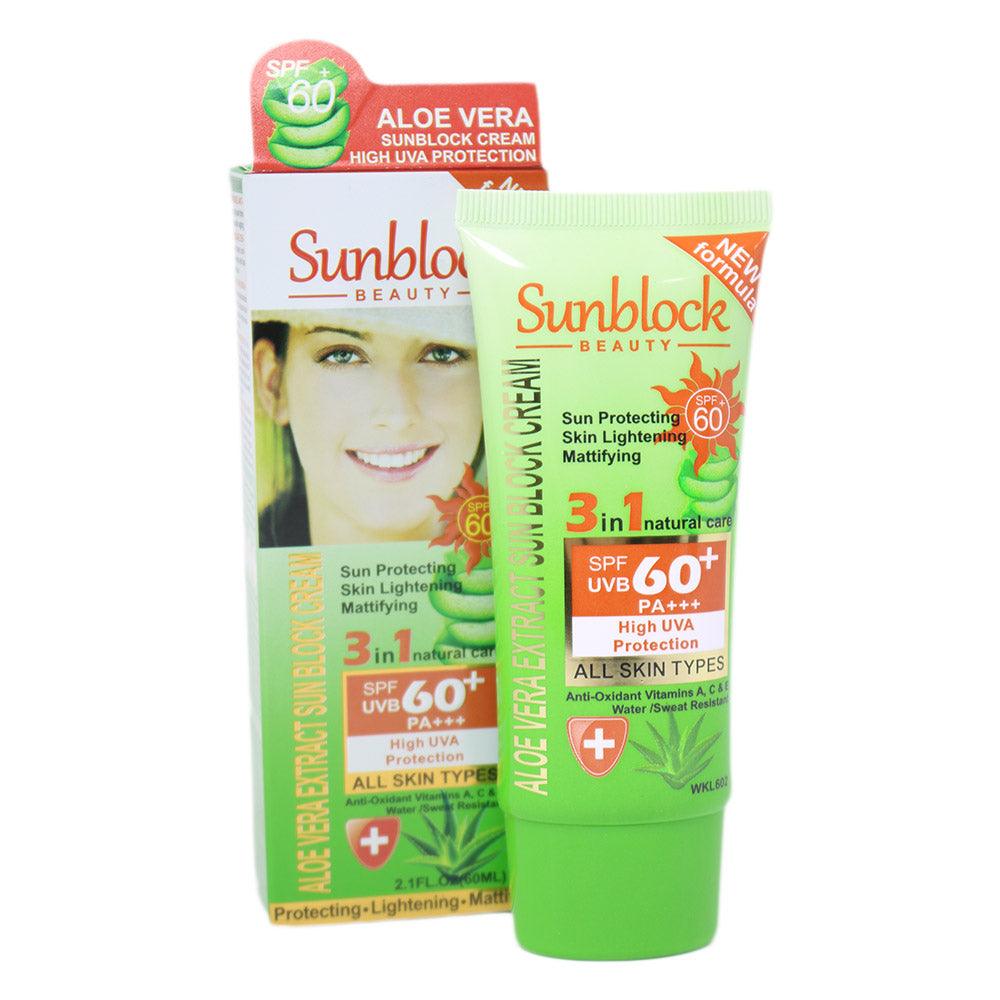 Sunblock Beauty Aloe Vera Cream 60 ml