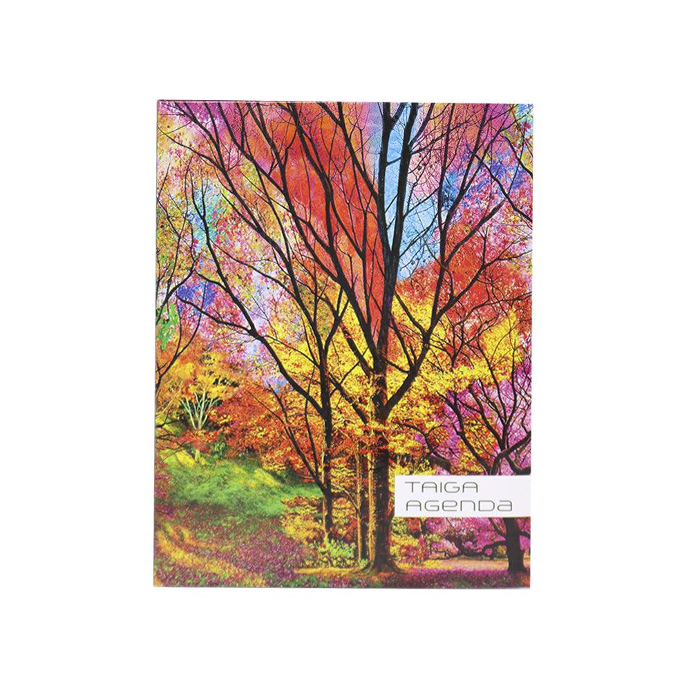 TAIGA Small School Agenda Flexi Cover  / 12.5 x 17 cmTree