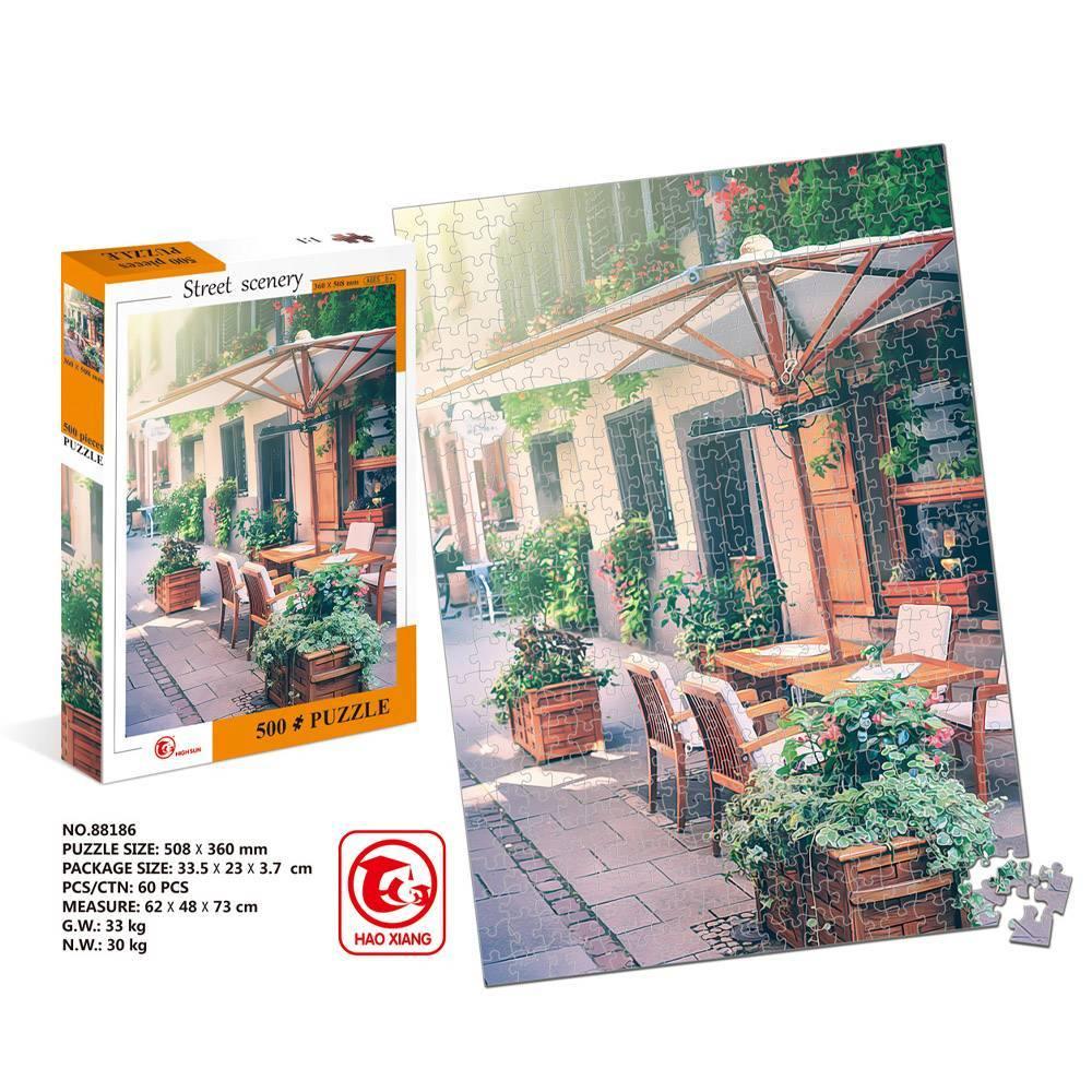 Street Scenery 500 Pcs Puzzle