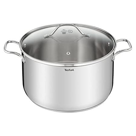 Tefal Intuition Stockpot 28 cm   Glass Lid / B8649004 / B8646404