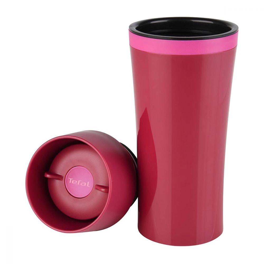 Tefal Plastic Travel Mug Fun 360 ml Raspberry / K3072114