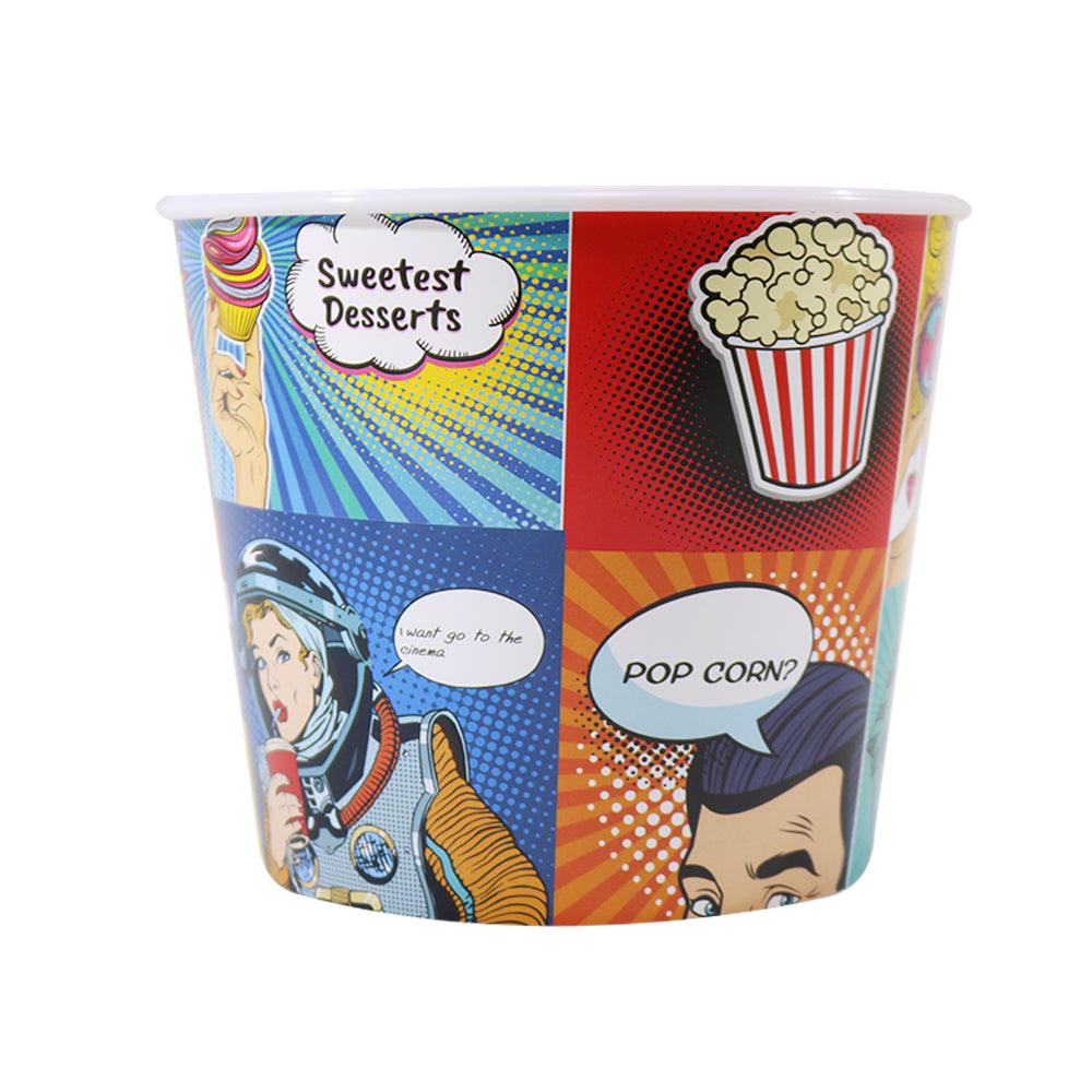 Titiz Plastik Chips & Popcorn Bucket / 2200ml - 74ozComic