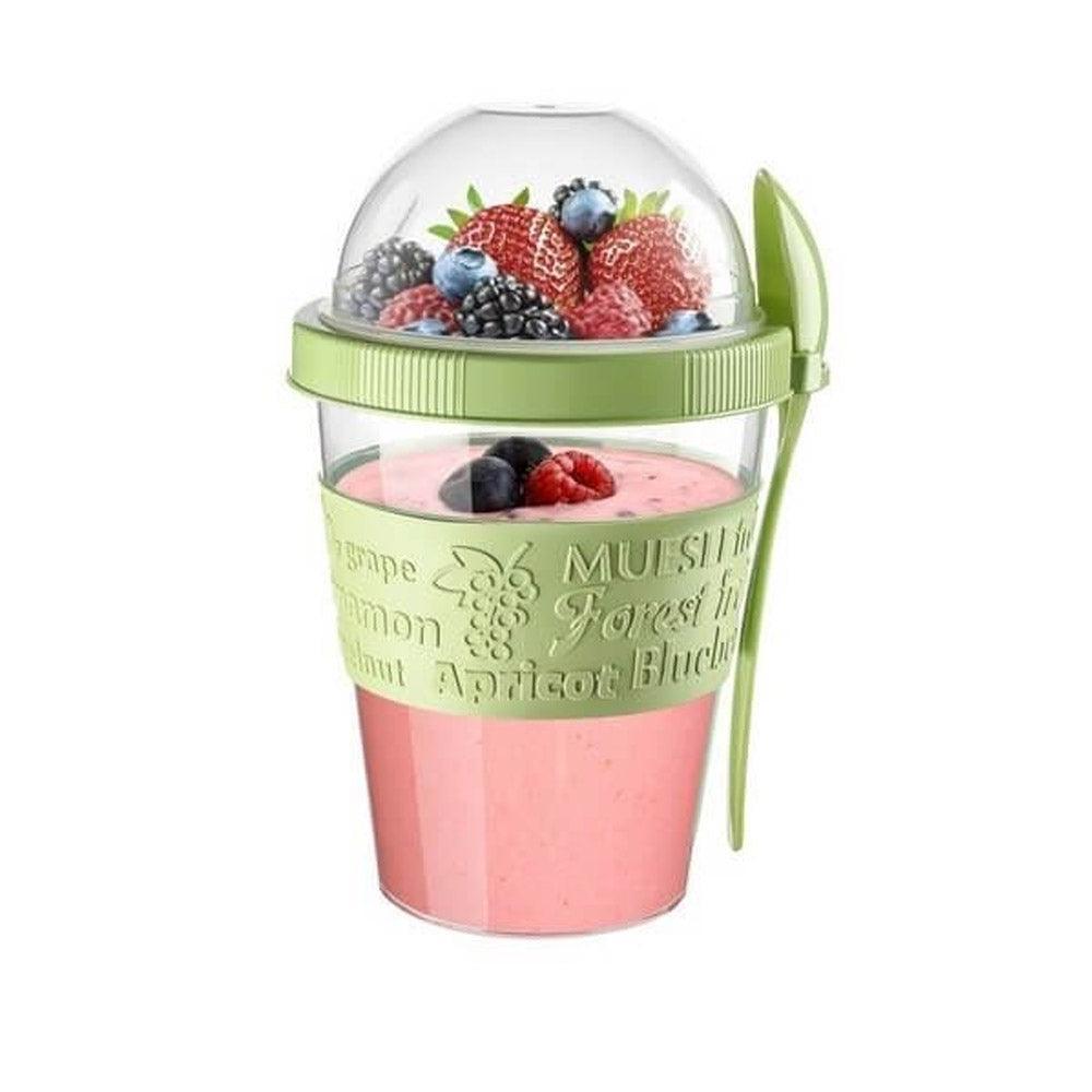 Titiz Plastik Take'N Go Yoghurt Box 600ml - 20ozGreen