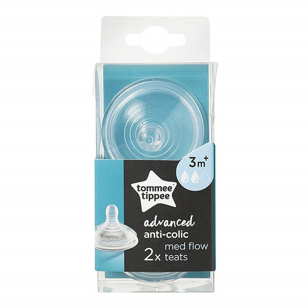 Tommee Tippee  Advanced Anti-Colic Medium Flow Teat ( 2Pcs)  / 3m 