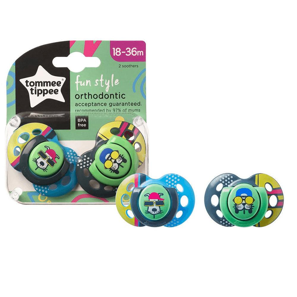 Tommee Tippee Fun Style Silicon Soother 2 Pcs / 34053