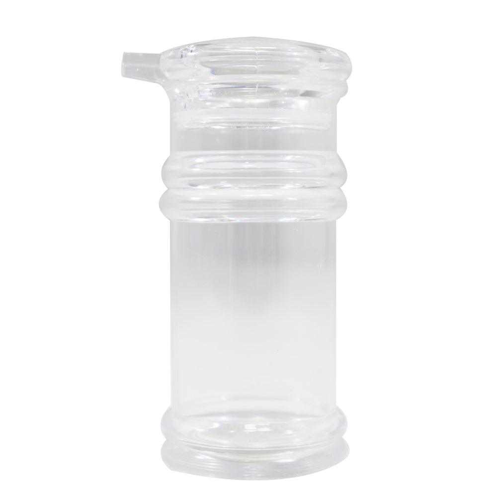 Transparent Plastic Sugar Bowl / K-239