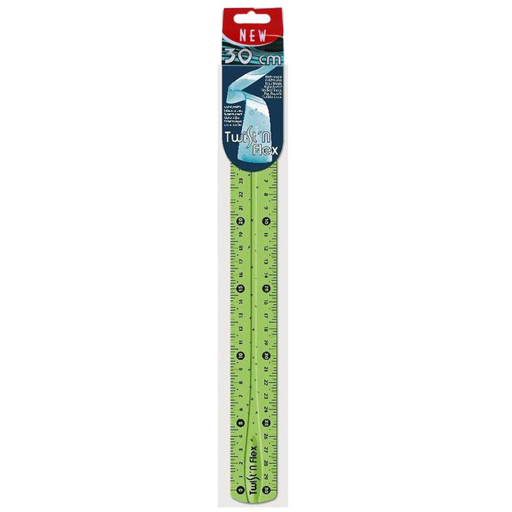 Twist'n Flex Ruler 30 cmGreen