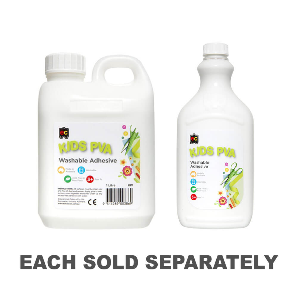 EC Kids PVA Washable PH Neutral Non-Toxic Glue1L