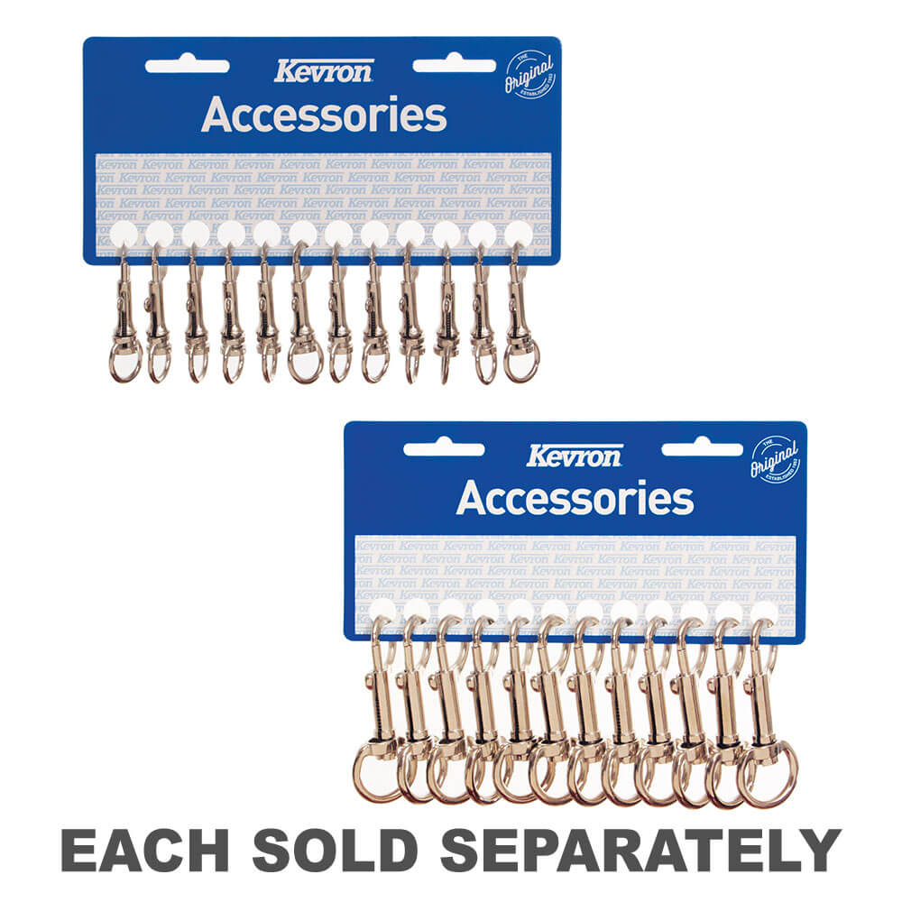 Kevron J-Clips Metal (12pk)Large 75mm