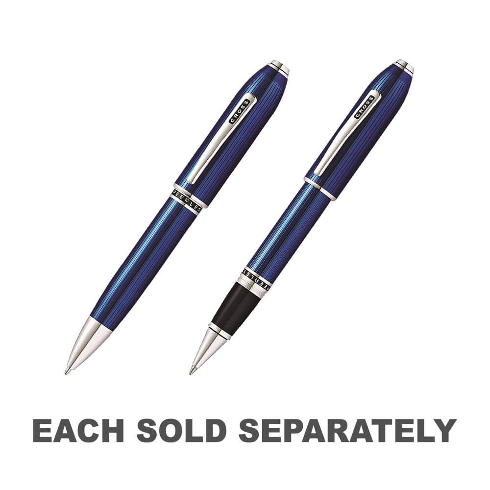Peerless Translucent Quartz Blue Lacquer PenBallpoint