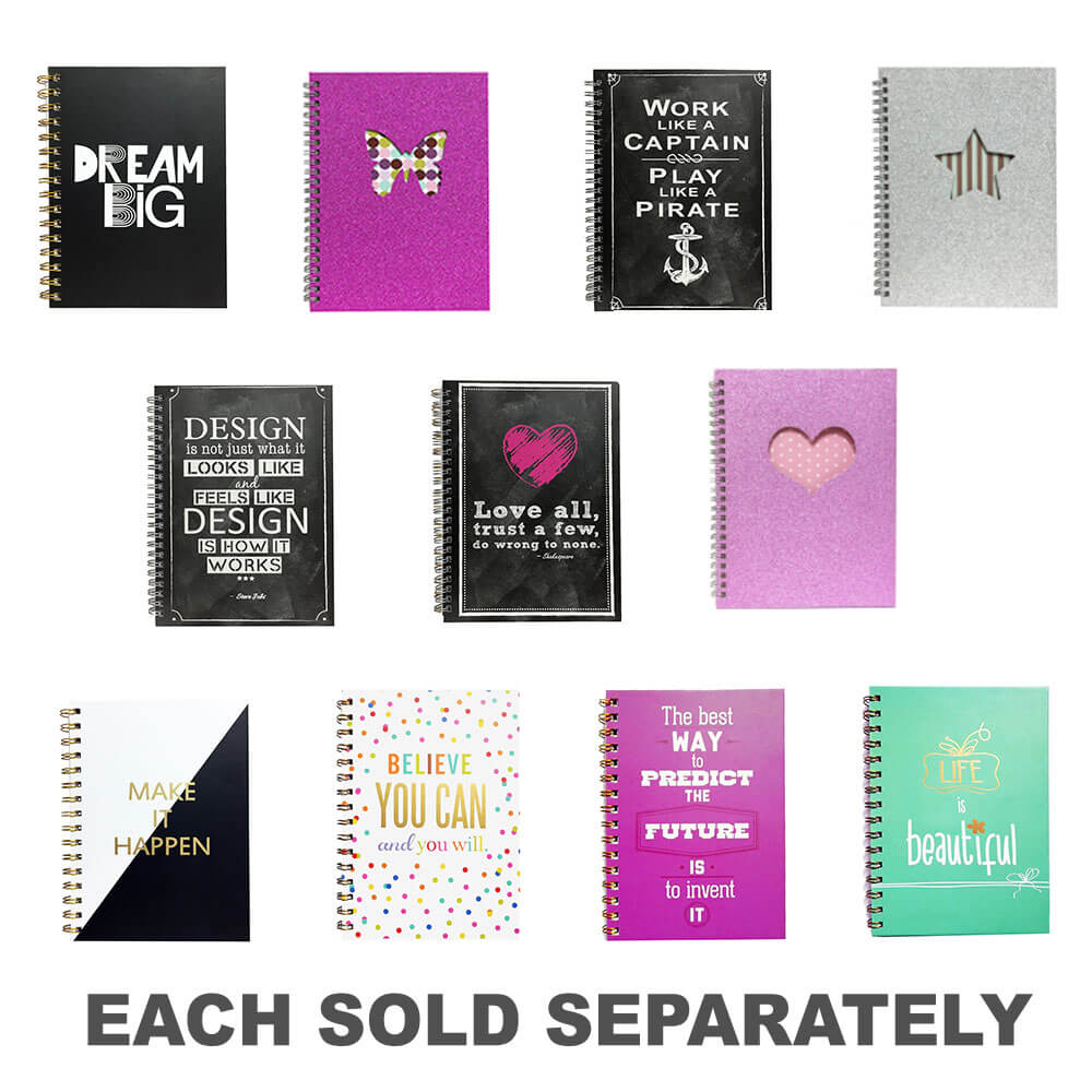 Profile Hardcover Spiral Notebook A5 160 pageBeauty Life