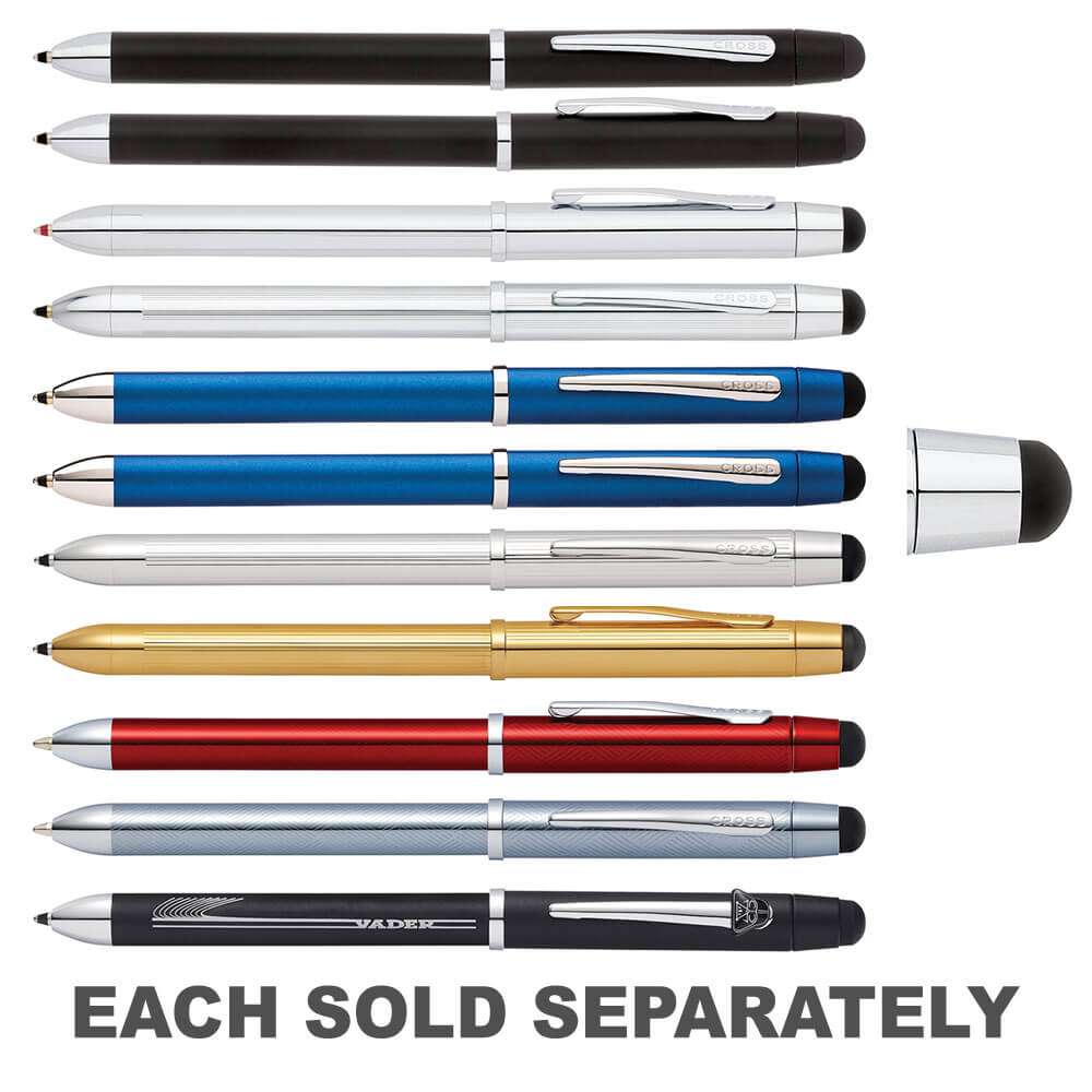 Tech3  Multi-Function Pen w/ StylusChrome Stylus