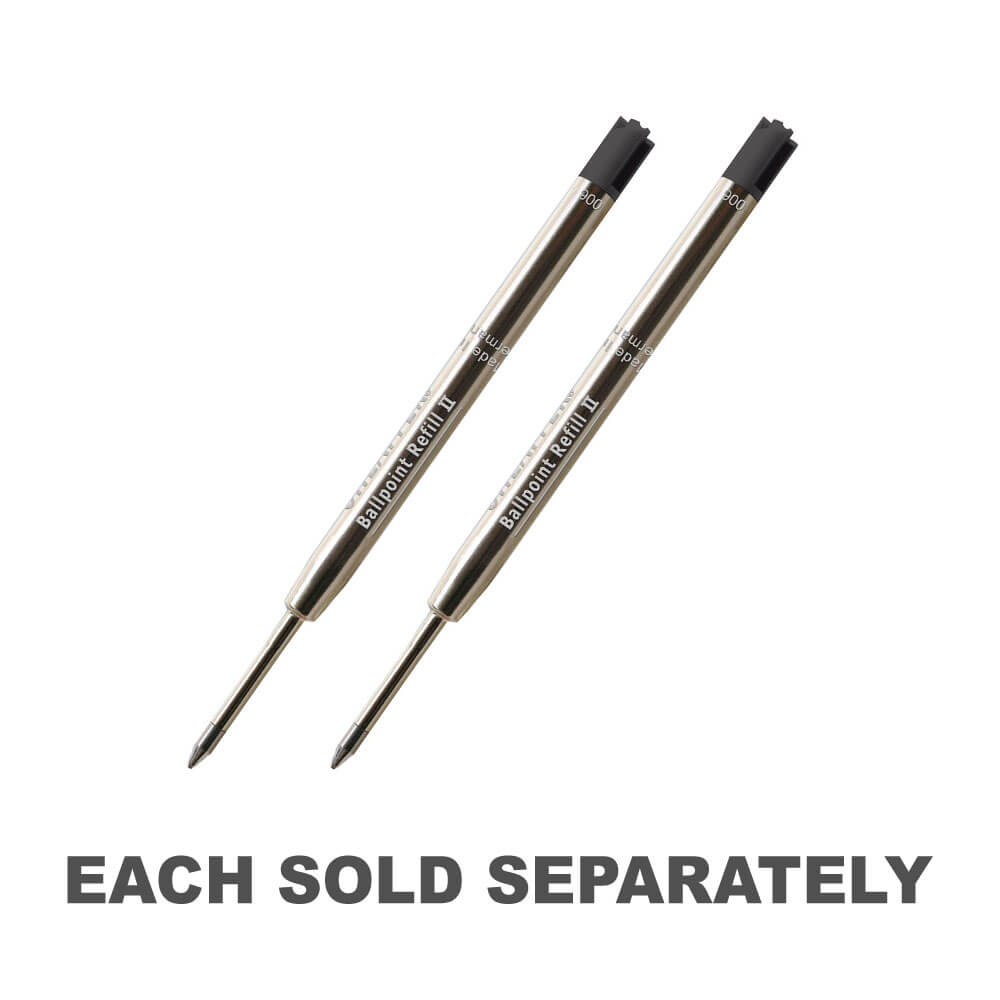 Medium T Metal Single Ballpoint Pen RefillBlack
