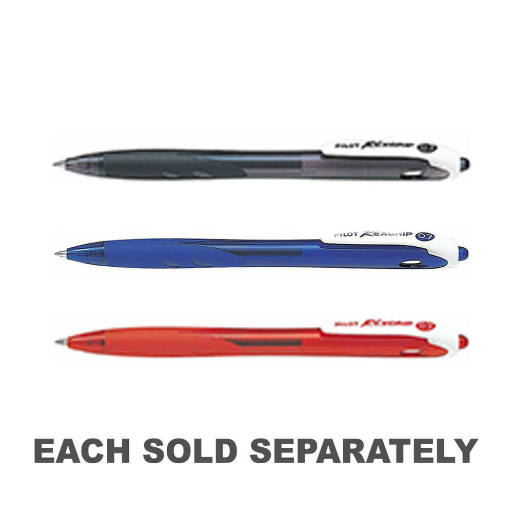 Pilot Begreen Rexgrip Fine Retractable Pen 0.7mmBlack