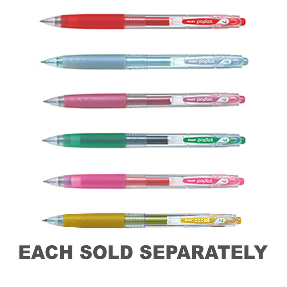 Pilot Pop'lol Retractable Gel Pen 0.7mm (Box of 12)Gold