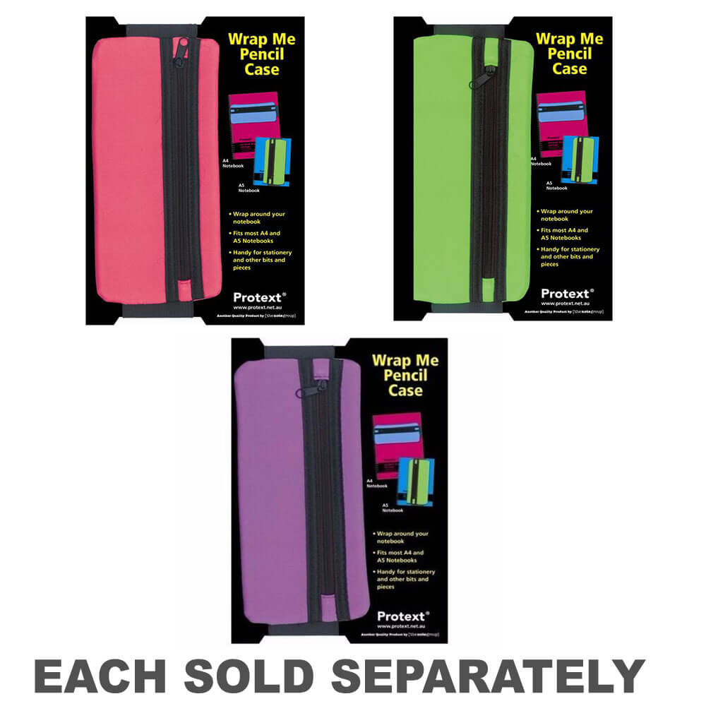 Protext Wrap Me Pencil Case (205x90mm)Green