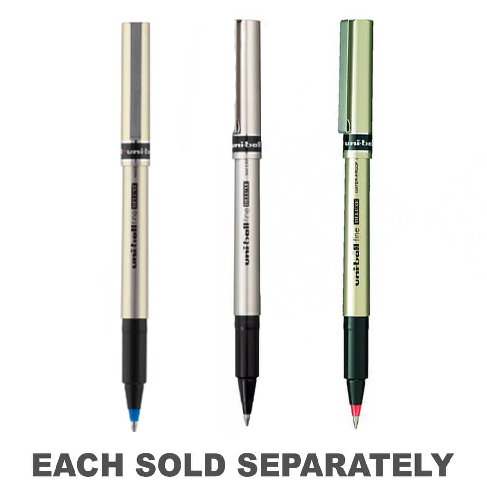 Uni-Ball Deluxe Fine Rollerball Pen (Box of 12)Black