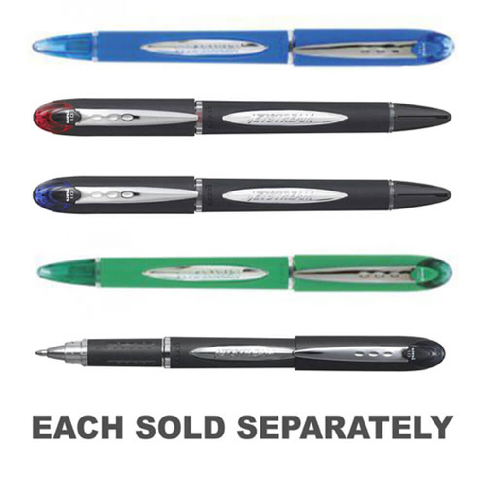 Uni-Ball Jetstream SX210 Medium Rollerball Pen 12pcsLBlue