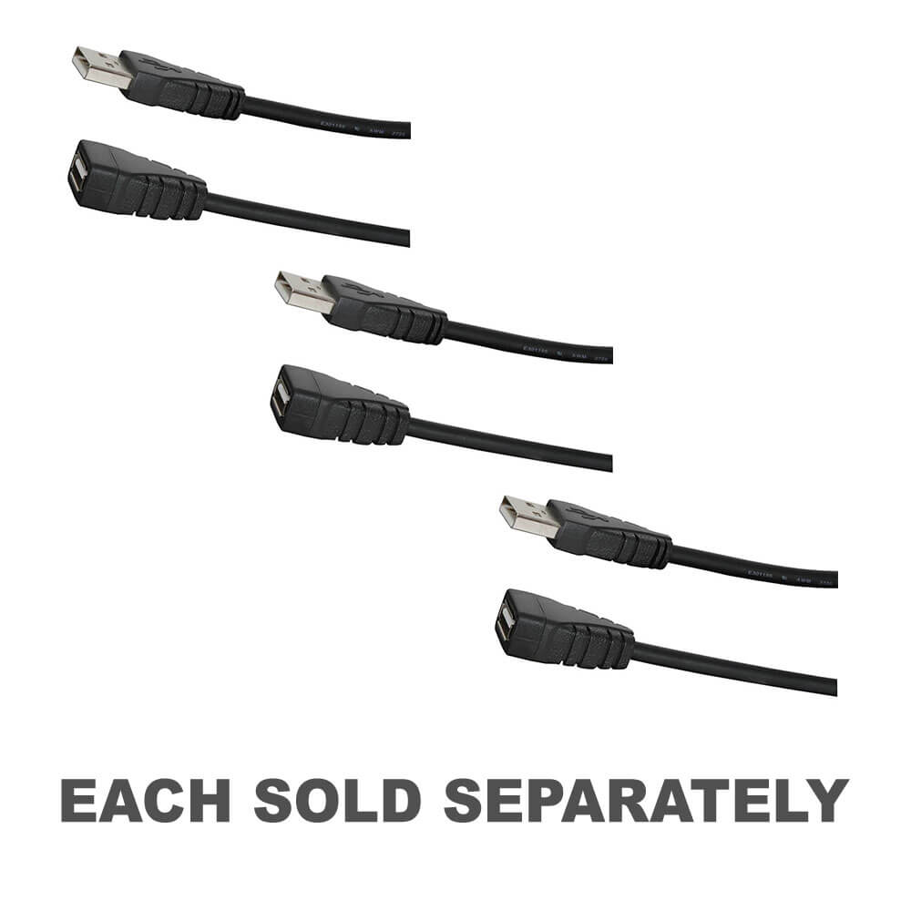 USB 2.0 Type-A Plug to Socket Cable 5pcs0.5m