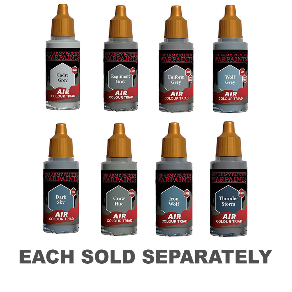 Army Painter Air Colour Triad 18mL (Grey)Cadre