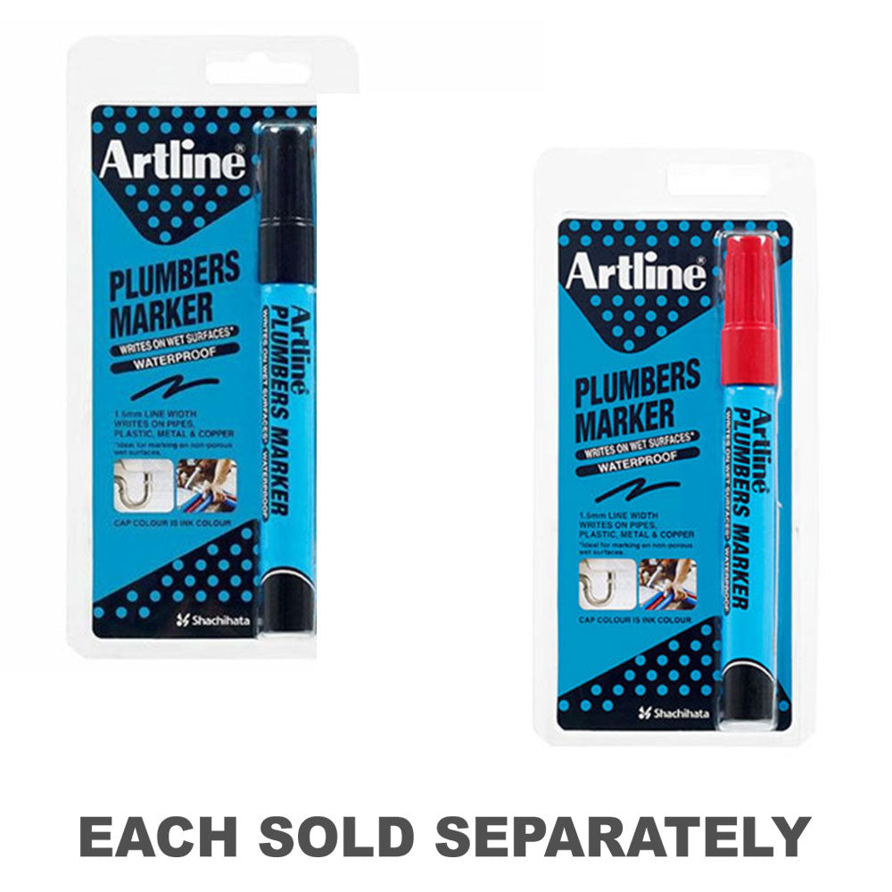 Artline Permanent Plumbers MarkerBlack