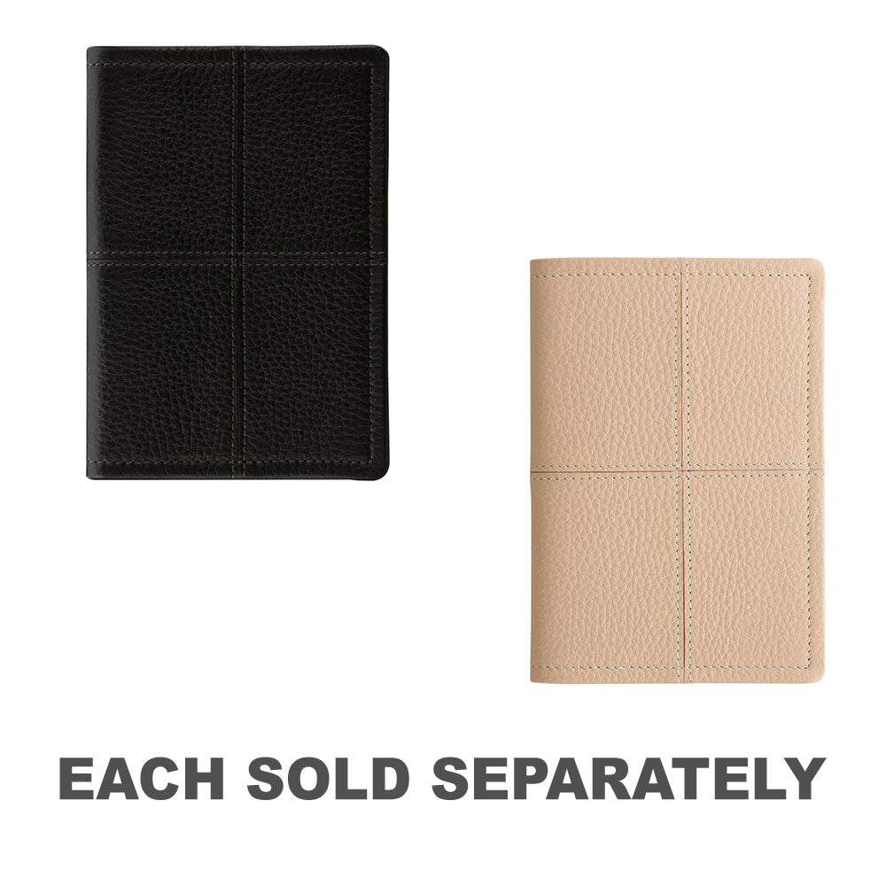Filofax Classic Stitch Soft Passport HolderBlack