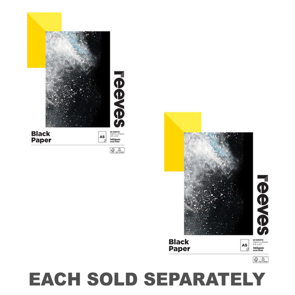 Reeves Mix Pad Paper 140gsm (Black)A3