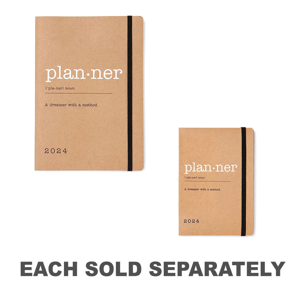 Letts 2024 Eco Writers Words Week to View Diary (Kraft)A5