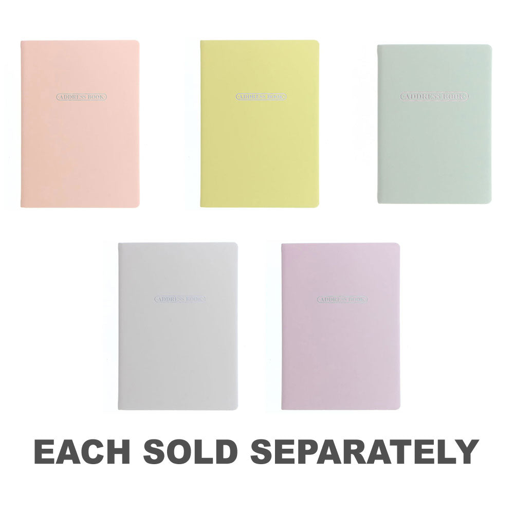 Letts Pastel A5 Address BookPeach