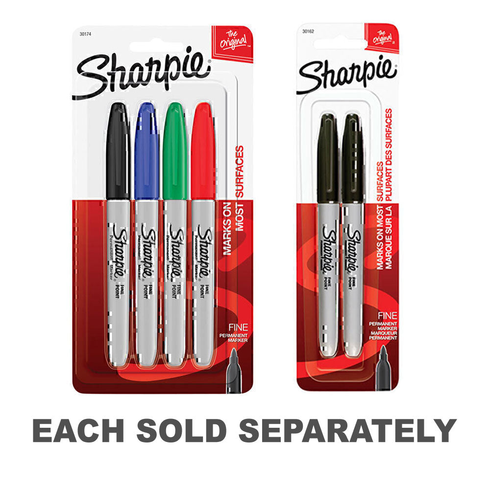 Sharpie Permanent Marker Fine 2pk (Box of 6)Assorted