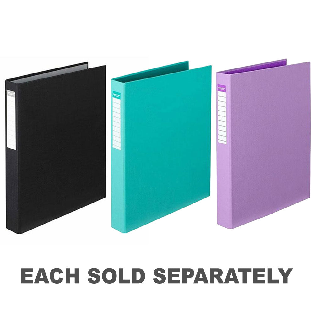 Colourhide 2D A4 PP Binder 25mmAqua