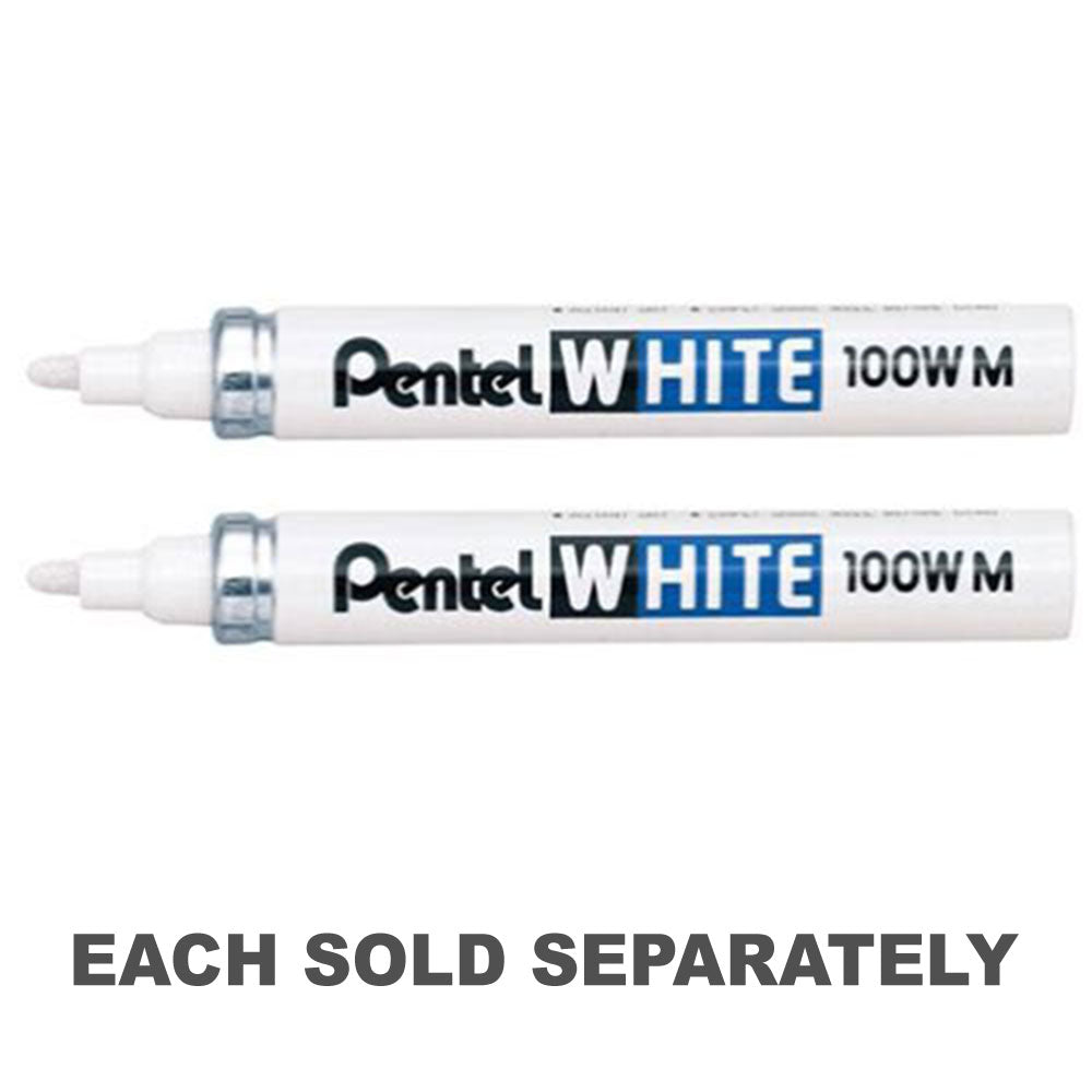 Pentel 100C-M Bullet Tip Marker (White)1pc