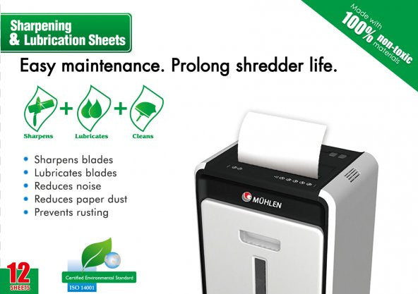 MHLEN Document Shredder Oil Paper Lubrication Paper For Paper Shredder