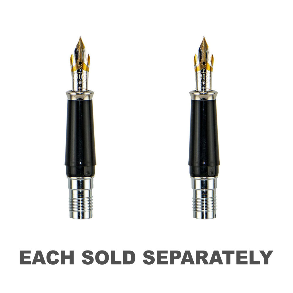 Townsend 18CT Gold/Rhodium NibBroad